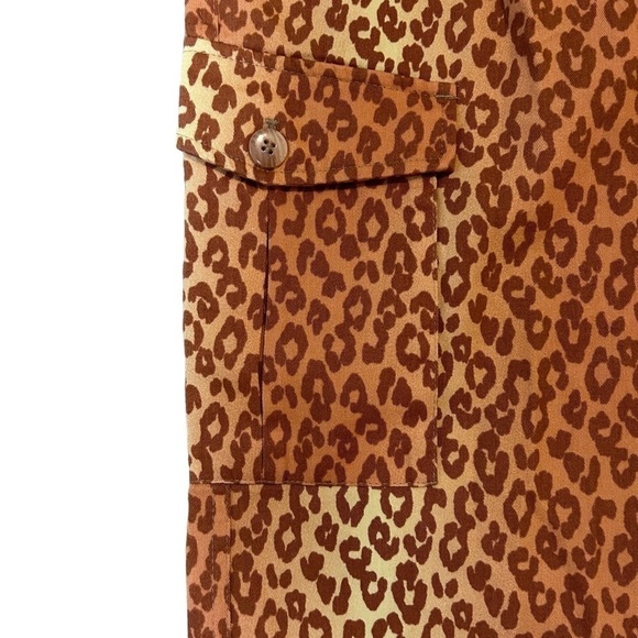Venus Leopard Cheetah Animal Print Cargo Pants - Picture 7 of 16
